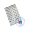 wholesale white printing iron on name label tags